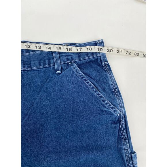 Carhartt Medium Wash Cargo Pockets Denim Jeans Blue Size 40x30 - Picture 7 of 9